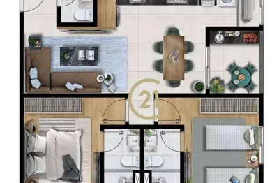 Apartamento com 2 quartos à venda na Rua Onze de Junho, 475, Centro, Indaiatuba