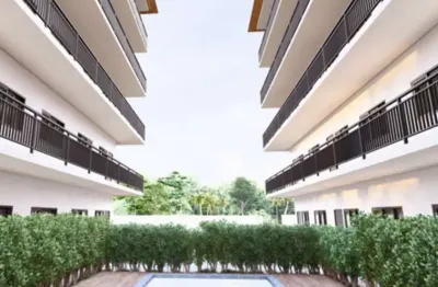 Apartamento com 2 dormitórios com vista mar a 200 metros da praia da maranduba/ubatuba