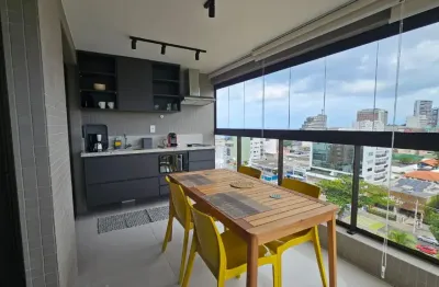 Quarto e sala mobiliado no house ondina – 36,67m² com varanda gourmet!