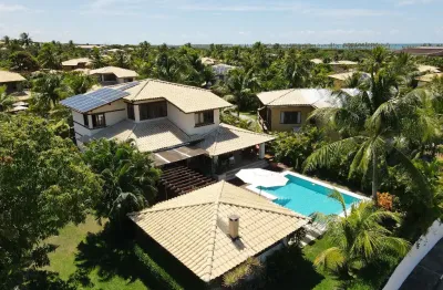 Belíssima casa de praia com 4 suítes à venda – porteira fechada | reserva imabassaí