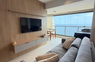 Beach class ondina – apartamento mobiliado, 44 m² – acesso à praia – andar alto