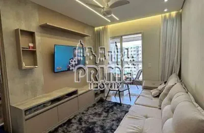 Apartamento com 2 dormitórios à venda, 91 m² por r$ 1.000.000,00 - aviação - praia grande/sp