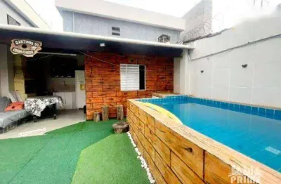 Casa com 2 dormitórios à venda, 84 m² por r$ 500.000 - maracanã - praia grande/sp