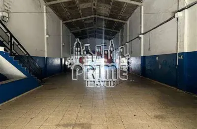 Galpão para alugar, 500 m² por r$ 13.500,00/mês - aviação - praia grande/sp