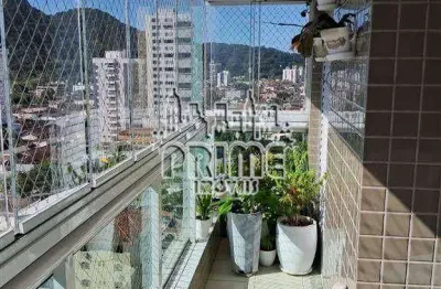 Apartamento com 2 dormitórios à venda, 80 m² por r$ 540.000,00 - forte - praia grande/sp