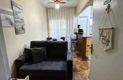 Apartamento com 1 dormitório para alugar, 40 m² por r$ 1.950,00/mês - tupi - praia grande/sp