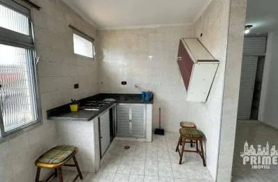 Kitnet com 1 dormitório para alugar, 35 m² por r$ 1.280,00/mês - mirim - praia grande/sp