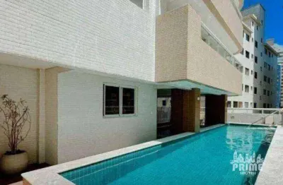 Apartamento com 2 dormitórios à venda, 110 m² por r$ 595.000,00 - aviação - praia grande/sp