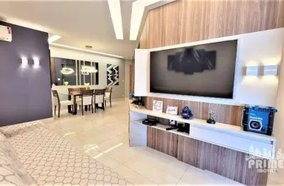 Apartamento com 3 dormitórios à venda, 122 m² por R$ 1.268.000,00 - Canto do Forte - Praia Grande/SP