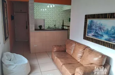 Apartamento com 1 dormitório, mobiliado, 45 m² por R$ 270.000 - Tupi - Praia Grande/SP