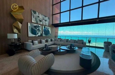 Apartamento duplex com 4 dormitórios à venda, 374 m² por r$ 6.900.000,00 - jaguaribe - salvador/ba