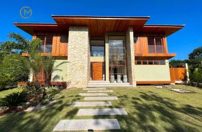 Casa com 6 dormitórios à venda, 550 m² por r$ 6.500.000,00 - praia do forte - mata de são joão/ba