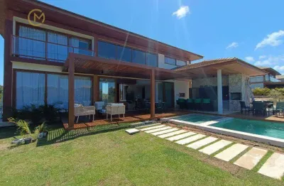 Casa com 6 dormitórios à venda, 455 m² por r$ 4.800.000,00 - praia do forte - mata de são joão/ba