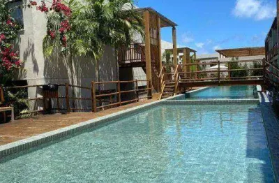 Village com 2 dormitórios à venda, 78 m² por r$ 850.000,00 - imbassai - mata de são joão/ba