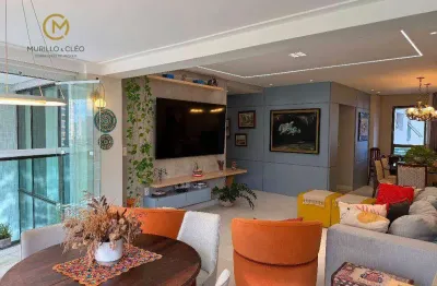 Apartamento com 4 dormitórios à venda, 150 m² por r$ 2.350.000,00 - le parc - salvador/ba