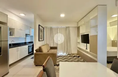 Apartamento mobiliado com 1 suíte para alugar, 40m² - edifício apogeo - alto da boa vista