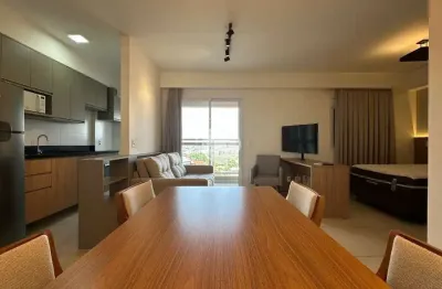 Apartamento mobiliado com 1 quarto para alugar, 40m² - alto da boa vista - edifício apogeu