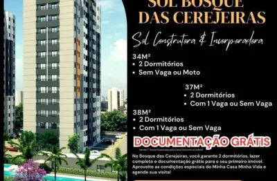 Apartamento com 2 dormitórios à venda, 38 m² por r$ 282.000 - pimentas - guarulhos/sp