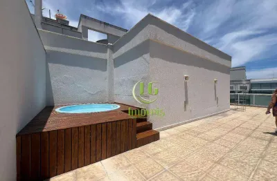 Cobertura com 3 quartos para alugar, 209 m² por r$ 9.425/mês - camboinhas - niterói/rj