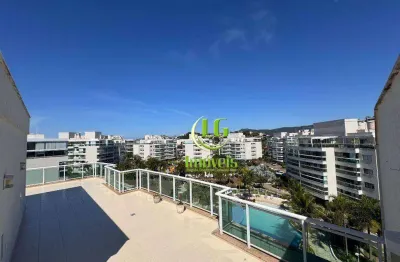 Cobertura com 3 quartos para alugar, 209 m² por r$ 9.425/mês - camboinhas - niterói/rj