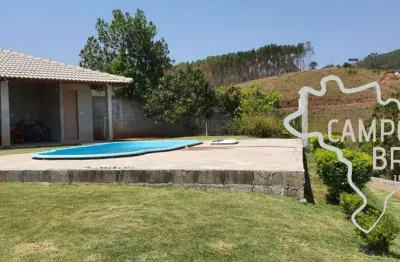 Linda chácara formada em paraibuna! com casa, piscina e quiosque!
