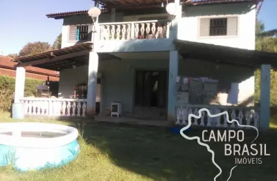 Ótima chácara em monteiro lobato! com casa boa, lago e varanda gourmet!