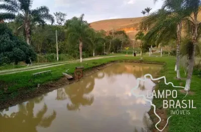 Chácara 10.000m² formada como pesqueiro em paraibuna !
