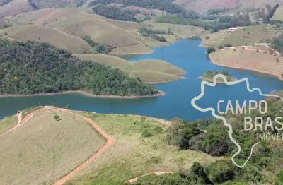 Área rural com linda vista para represa, 83.000m² na zona norte de são josé dos campos!!