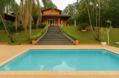 Co00369 - chácara de luxo mobiliada em condomínio restinga verde, são roque - sp