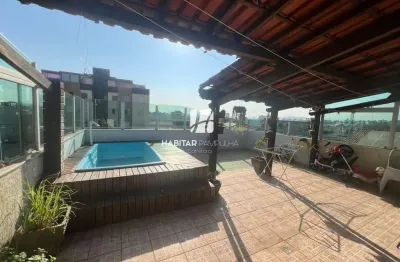 Cobertura com 3 quartos à venda em são joão batista, belo horizonte  por r$ 450.000