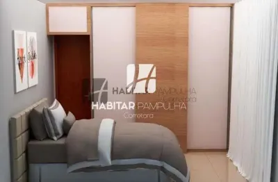 Apartamento com 2 quartos à venda no parque xangri-lá, contagem  por r$ 300.000