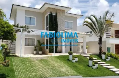 Casa em condomínio fechado com 4 quartos à venda na Rua Abrolhos, 1, Alphaville (Abrantes), Camaçari