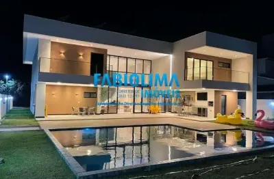 Casa em condomínio fechado com 4 quartos à venda na Rodovia Ba-099 - Estrada Do Côco Km 08, 1, Praia de Busca Vida, Camaçari