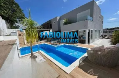 Casa em condomínio fechado com 5 quartos à venda na Rua Caraíva, 1, Alphaville (Abrantes), Camaçari
