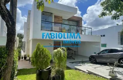 Casa em condomínio fechado com 5 quartos à venda na Rua Caraíva, 2, Alphaville (Abrantes), Camaçari
