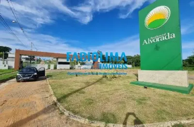 Terreno lote, cond. alvorada, condomínio fechado, abrantes