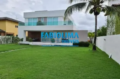 Casa em condomínio fechado com 4 quartos à venda na Travessa Busca Vida, Buscaville, 1, Abrantes, Camaçari