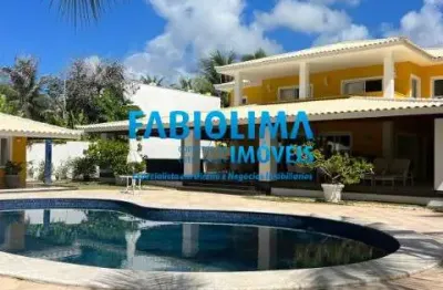 Casa em condomínio fechado com 5 quartos à venda na Travessa Busca Vida, 1, Abrantes, Camaçari