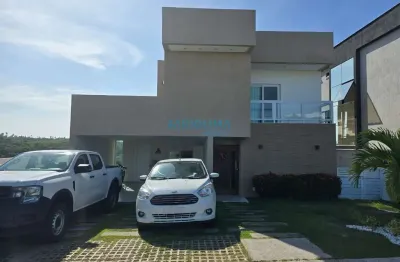 Casa em condomínio fechado com 4 quartos à venda na Rua Caraíva, 3, Alphaville (Abrantes), Camaçari