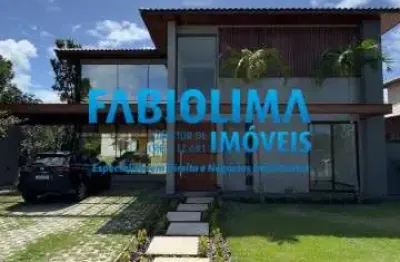 Casa em condomínio fechado com 5 quartos à venda na Alameda Dos Pescadores, Ilha Dos Pássaros, 1, Praia do Forte, Mata de São João