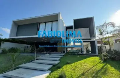 Casa em condomínio fechado com 5 quartos à venda na 2ª Via Principal, Reserva Buscaville, 1, Abrantes, Camaçari