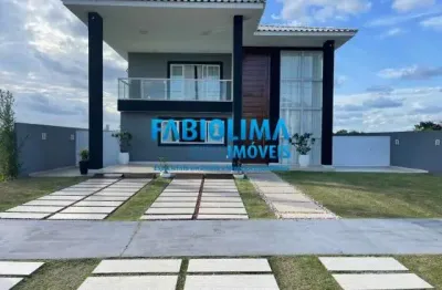 Casa em condomínio fechado com 4 quartos à venda na Rua Caraíva, 1, Alphaville (Abrantes), Camaçari