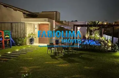 Casa em condomínio fechado com 4 quartos à venda na Rua Baleia Azul, 9999, Abrantes, Camaçari