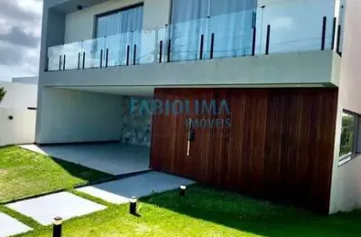 Casa alto padrão a venda no alphaville litoral norte 1