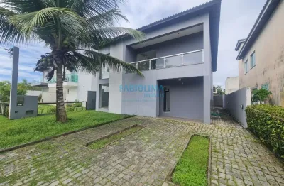 Casa em condomínio fechado com 4 quartos à venda na Alameda Sabiá, Cond. Mundo Verde, 01, Abrantes, Camaçari