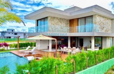 Casa alto padrão alphaville guarajuba, bahia, litoral norte