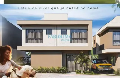 Casa em condomínio fechado com 4 quartos à venda na Rua Sucupió, 13, Abrantes, Camaçari