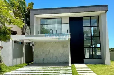 Casa nova alto padrão, 4 suites,  alphaville litoral norte, abrantes