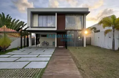 Casa em condomínio fechado com 4 quartos à venda na Rua Caraíva, 3, Alphaville (Abrantes), Camaçari
