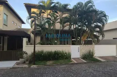 Casa a venda 4/4 em Buraquinho, Cond. Foz do Joanes, Lauro de Freitas